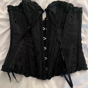 Black corset top